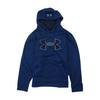 Blue Solid Hoodie Pullover
