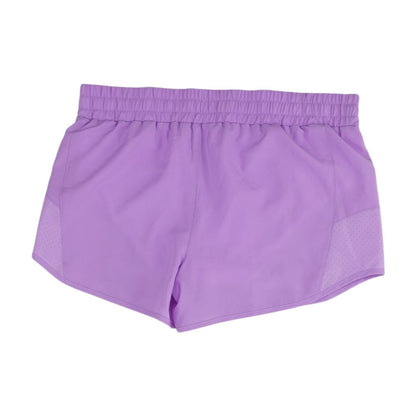 Purple Solid Active Shorts