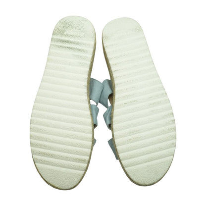 Blue Casual Slide Sandals