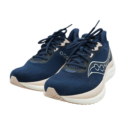 Navy Low-Top Athletic Shoes