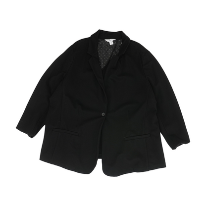 Black Plus Solid Blazer
