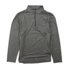 Gray Solid 1/4 Zip Pullover