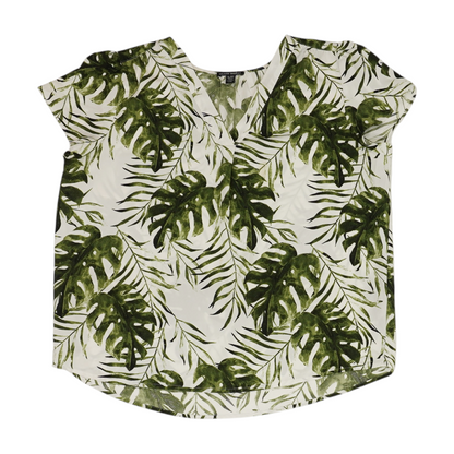 White Tropical Blouse