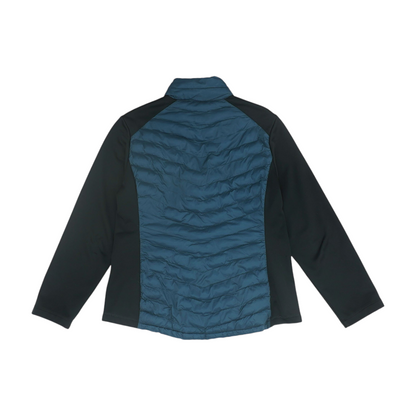 Blue Color Block Jacket