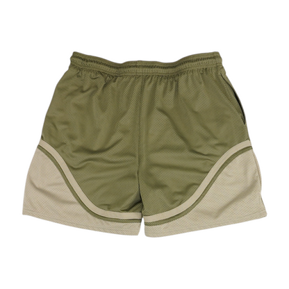 Green Active Shorts