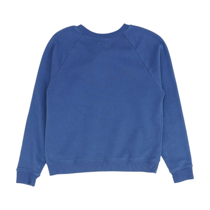 Navy Solid Sweatshirt Pullover