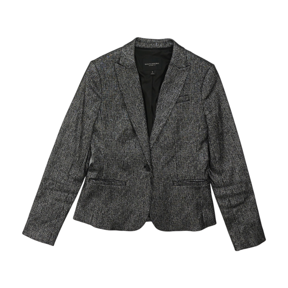 Black Abstract Blazer