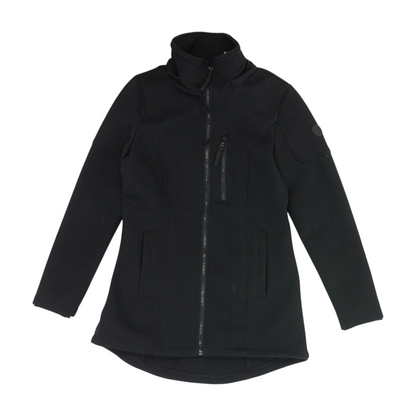 Black Solid Active Jacket