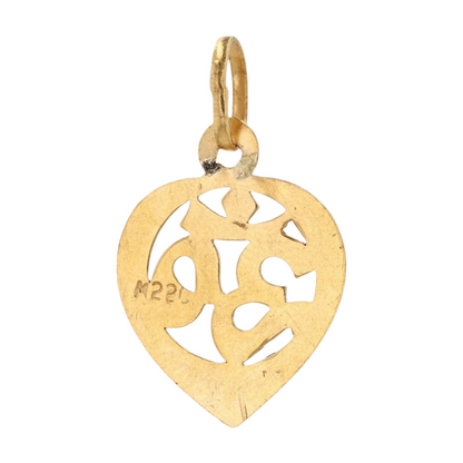 22K Yellow Gold Pendant