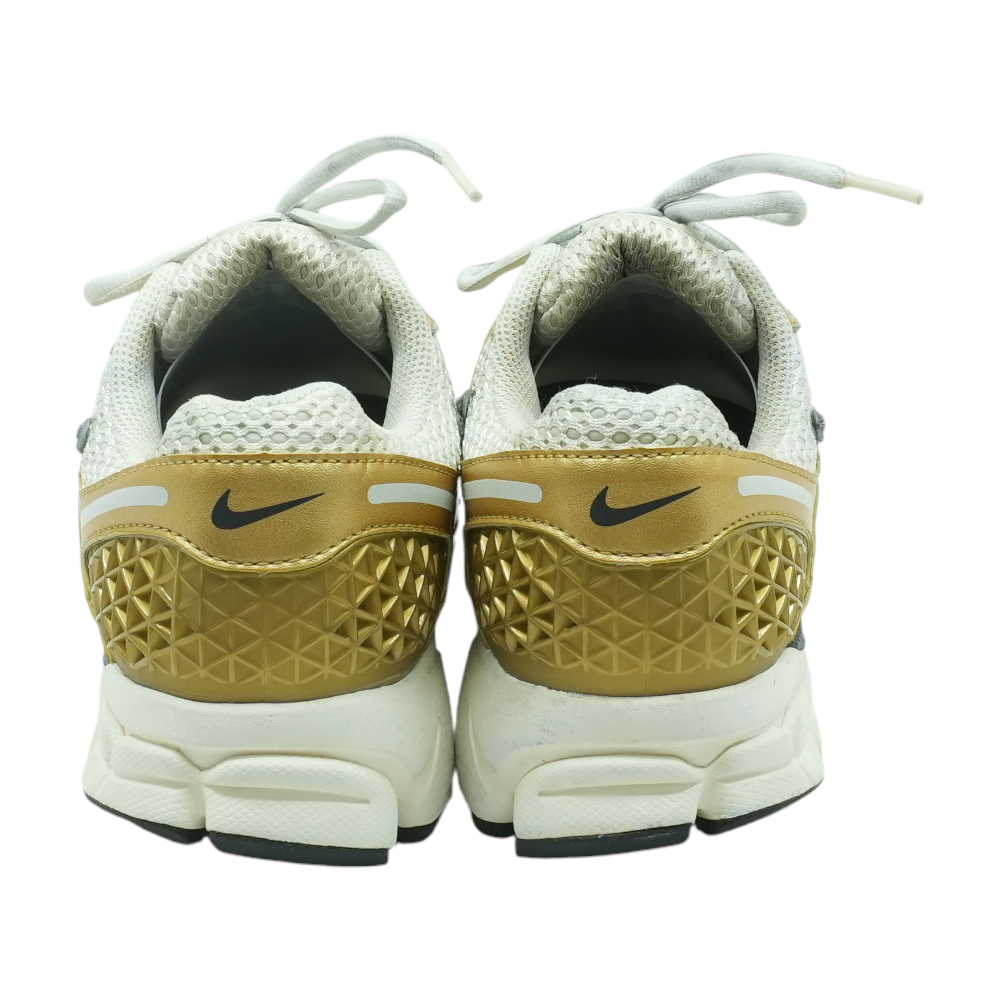 Zoom Vomero 5 Metallic Gold Low-Top Athletic Shoes