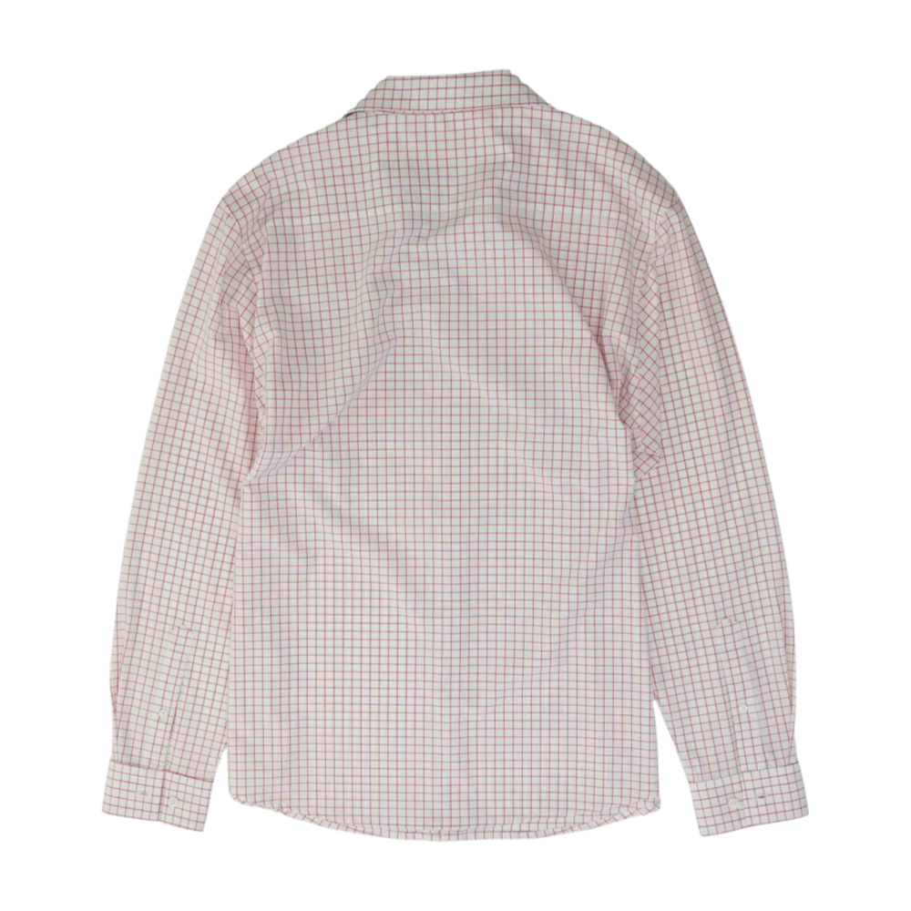Red Check Long Sleeve Button Down