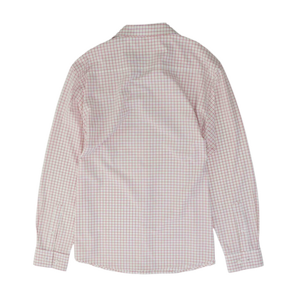 Red Check Long Sleeve Button Down