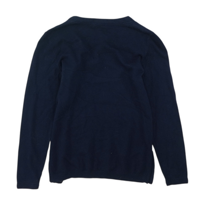 Navy Petite Pullover Sweater