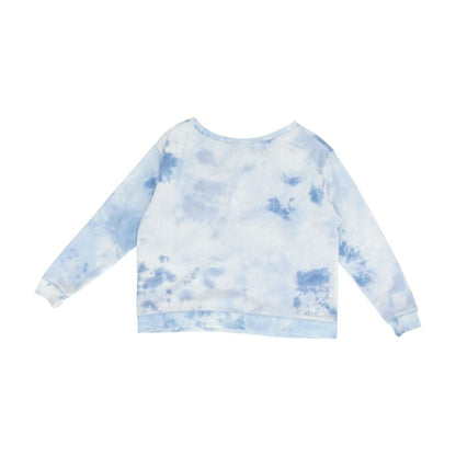 Blue Tie Dye Pullover