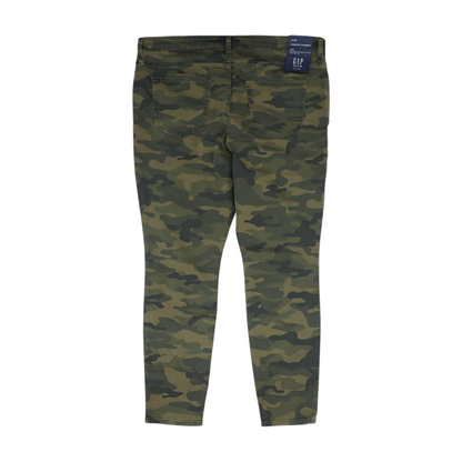 Green Camo Skinny Jeans