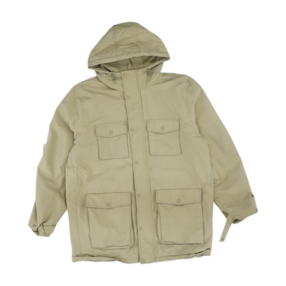 Beige Solid Coat