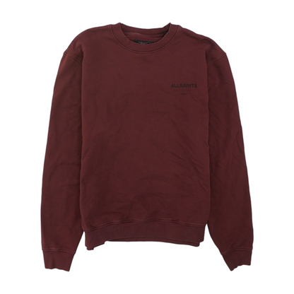 Burgundy Graphic Sweatshirt Pullover