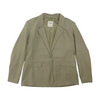 Green Solid Blazer