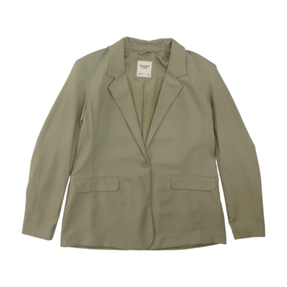 Green Solid Blazer