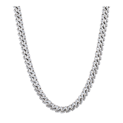 Costume Cubic Zirconia Chain Necklace