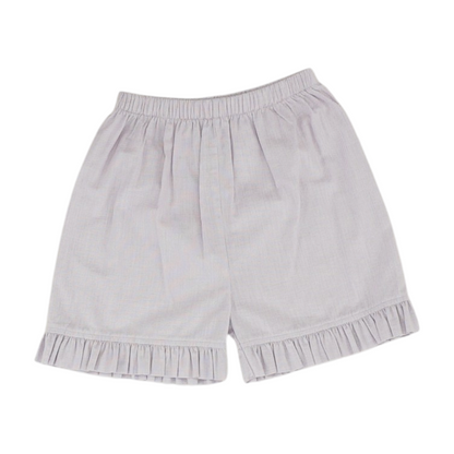 Lavender Check Chino Shorts