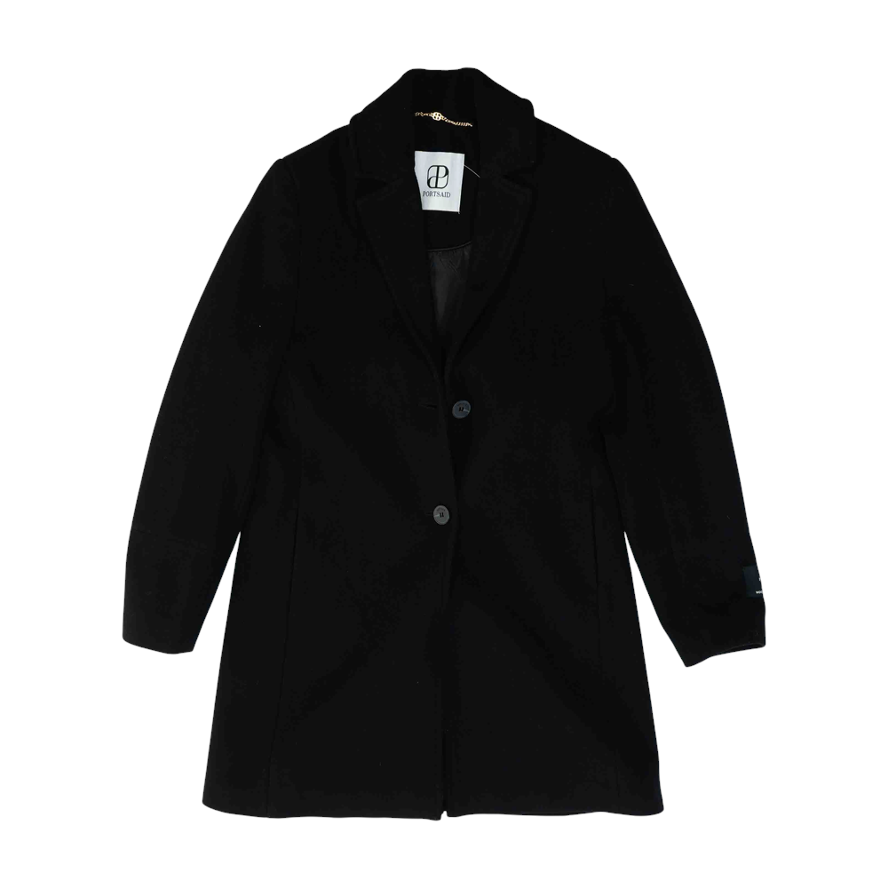 Black Solid Coat
