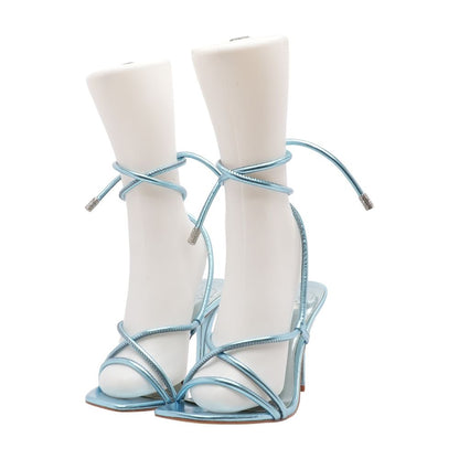 Blue Stiletto Heels