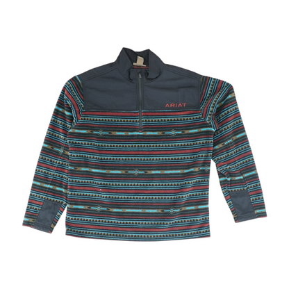 Multi Print 1/4 Zip Pullover