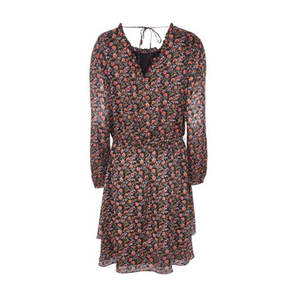 Black Plus Floral Midi Dress