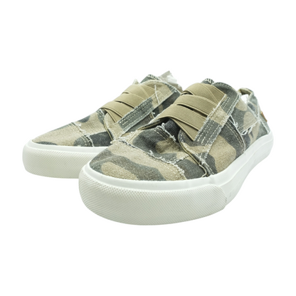 Tan Slip-On Flats