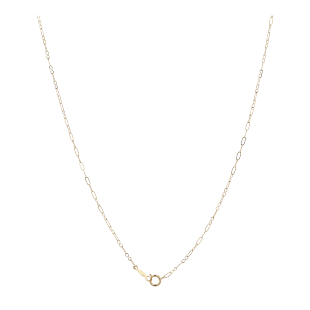 14K Yellow Gold Opal Pendant Necklace