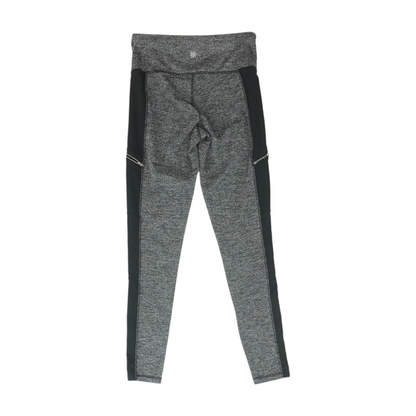 Black Herringbone Active Leggings