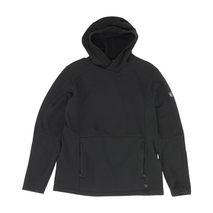 Black Solid Hoodie Pullover