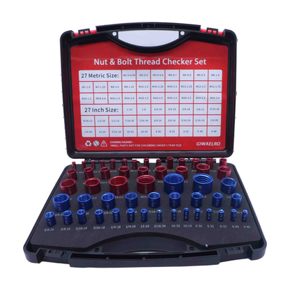 Nut & Bolt Thread Checker Set
