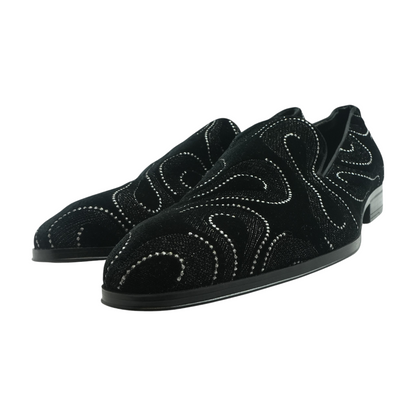 Black Slip-On Dress Shoes
