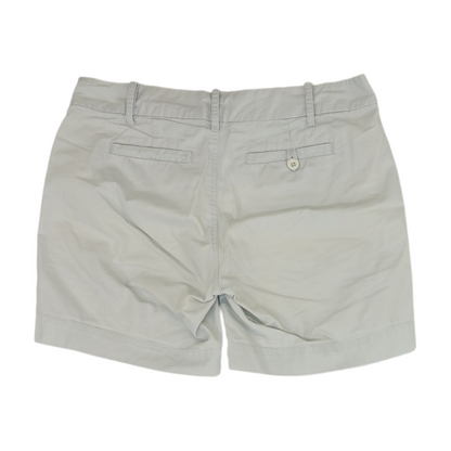 Gray Solid Chino Shorts
