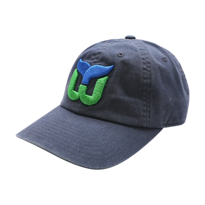 Navy Hartford Whalers Ballcap Hat