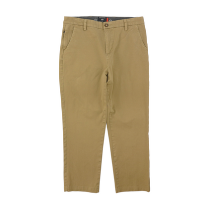 Khaki Straight Pants