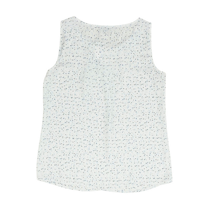 White Polka Dot Blouse