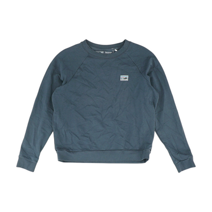 Navy Solid Sweatshirt Pullover