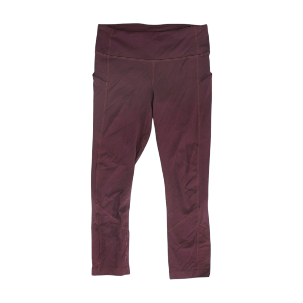 Burgundy Active Leggings
