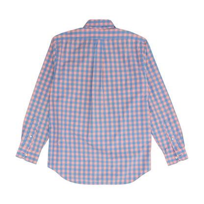 Blue Check Long Sleeve Button Down