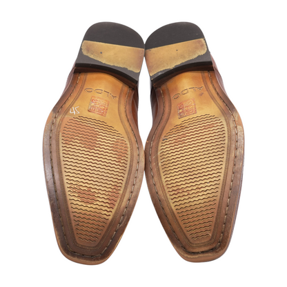 Brown Lace-Up Dress Shoes