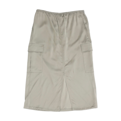 Brown Petite Midi Skirt