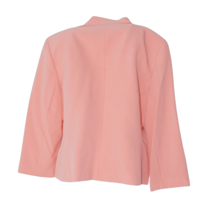 Peach Solid Blazer