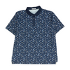 Navy Floral Short Sleeve Polo