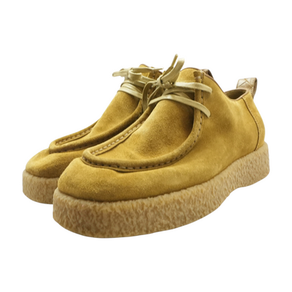 Tan Suede Lace Up Shoes