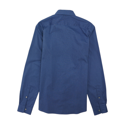 Blue Check Long Sleeve Button Down