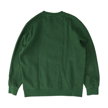 Green Solid Sweatshirt Pullover