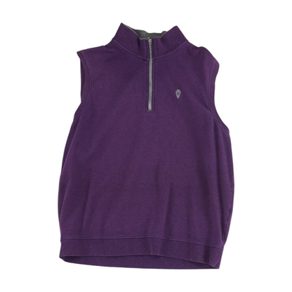 Purple Solid 1/4 Zip Pullover